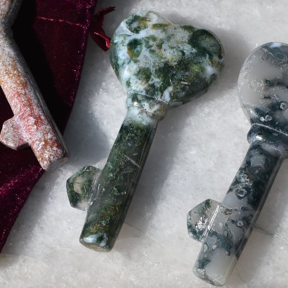 Moss Agate Portal Key - Picture 4 of 5